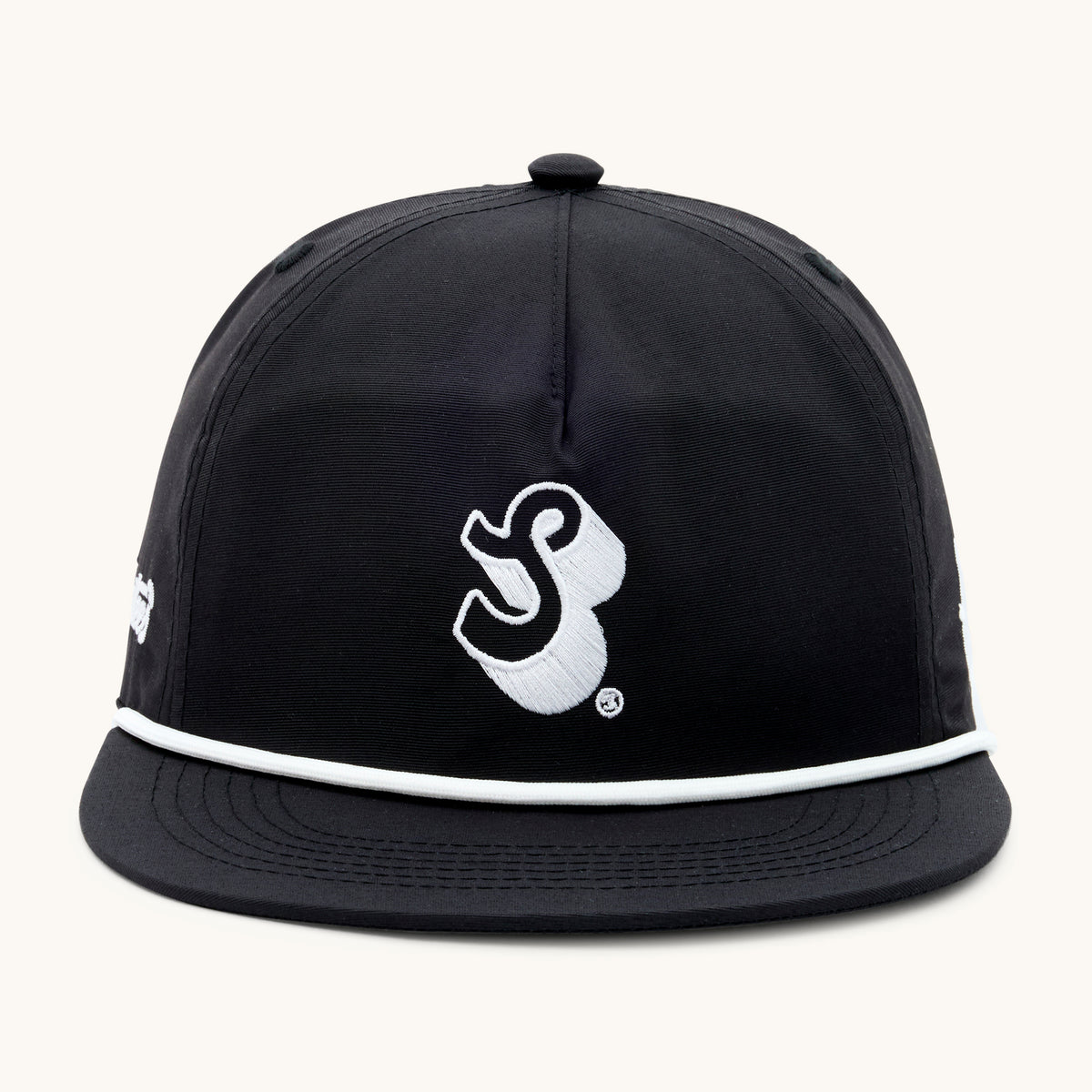 Malbon Evergreen Nylon Rope Hat - Black – SHORTEES GOLF