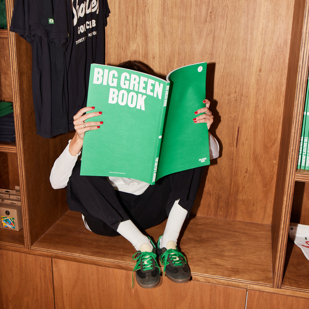 BIG GREEN BOOK IN THE CLUBHOUSE