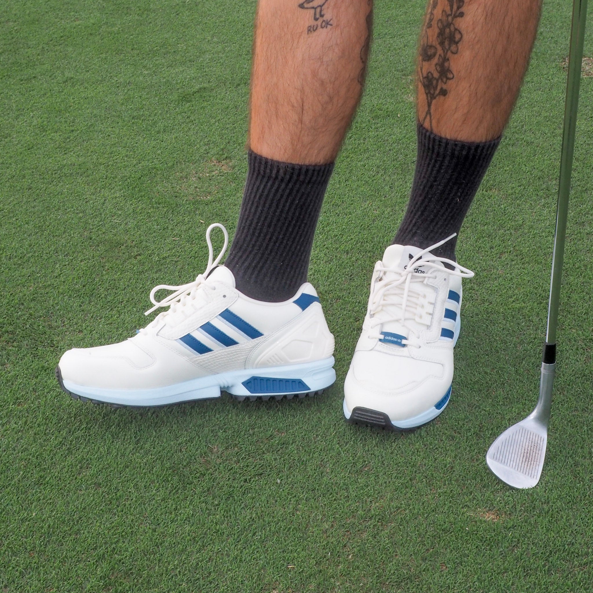 Adidas ZX 8000 Golf - Off White / Dusky Petrol / Crystal Sky