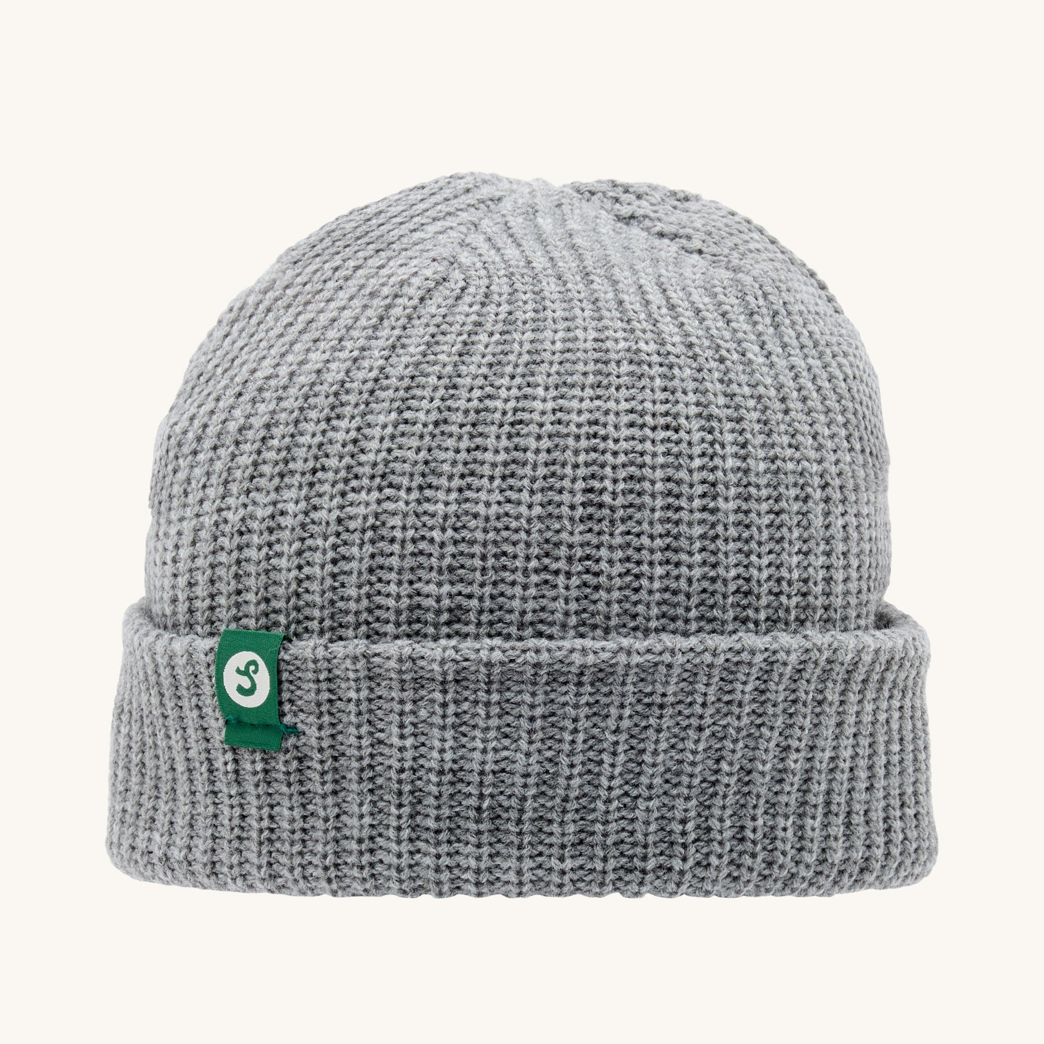 everyone basic beanie グレー 帽子 everyone Basic Beanie GRAY LEATHER ON HEATHER GREY